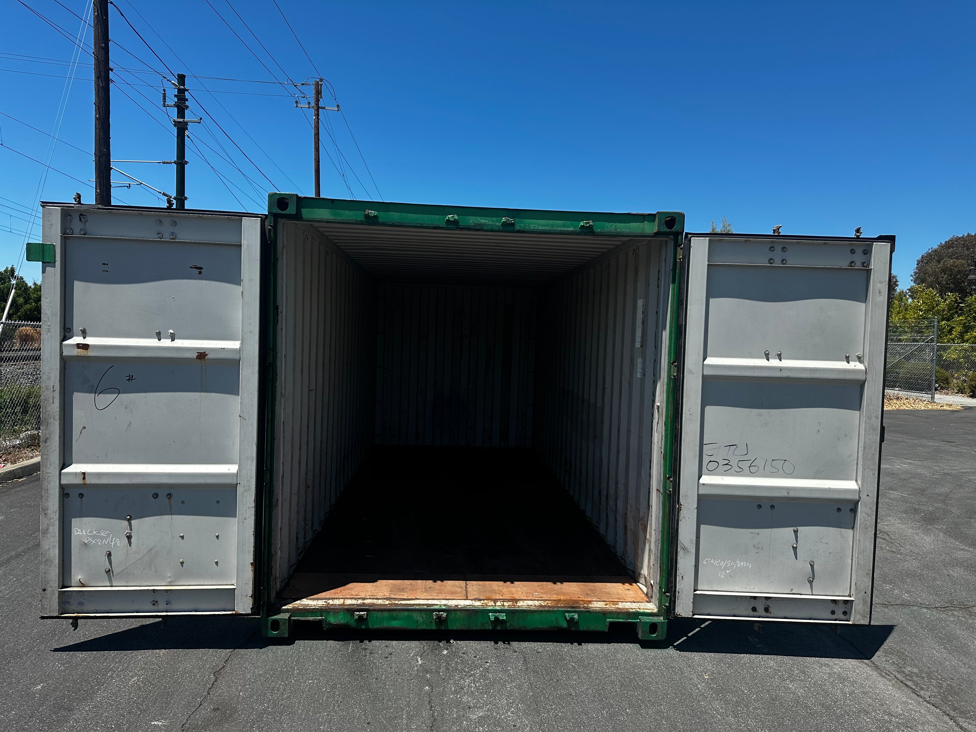 20ft Used Cargo Worthy Shipping Container #EITU0356150 – Actual Container in Photos– Delivery Available
