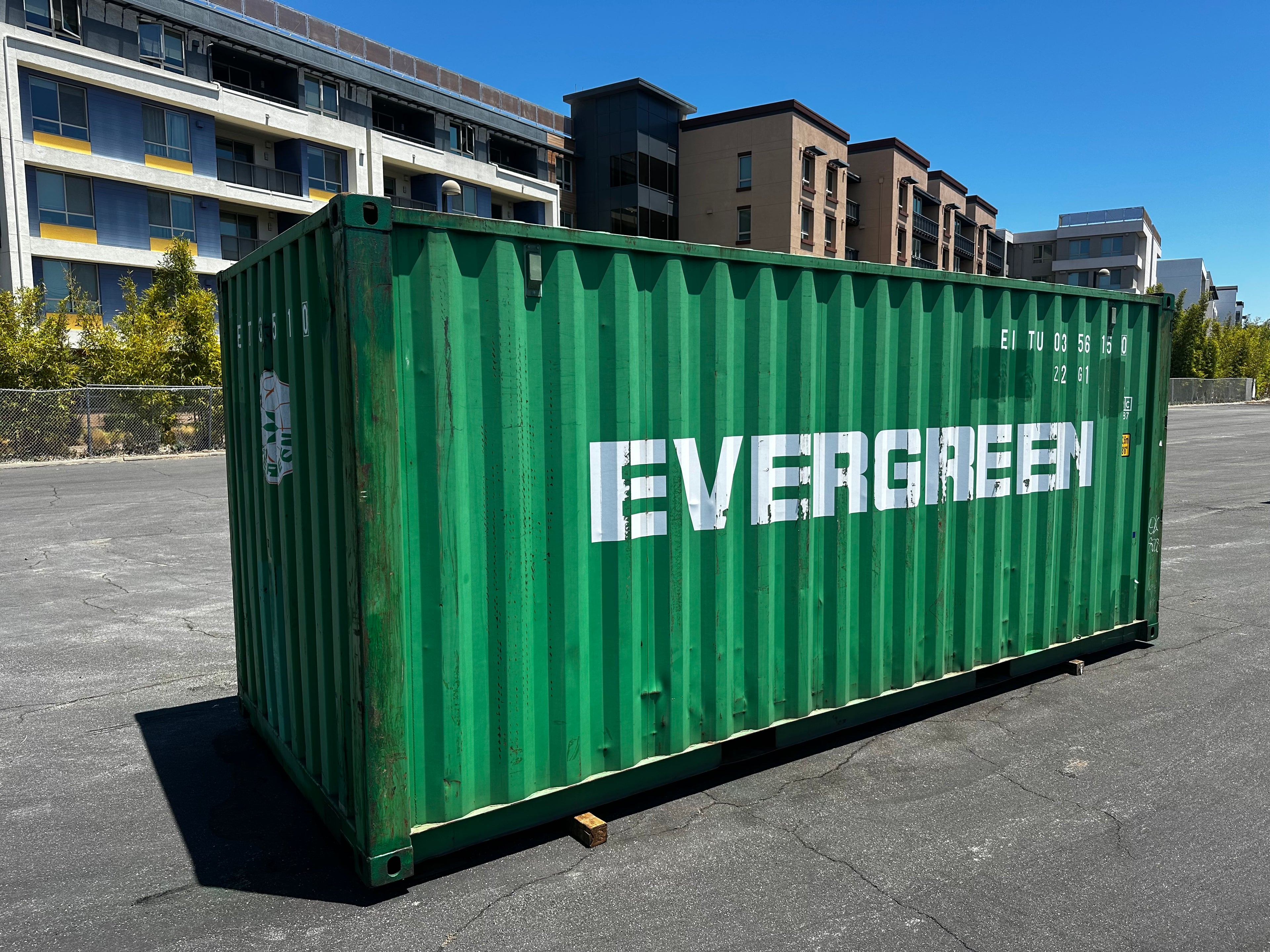 20ft Used Cargo Worthy Shipping Container #EITU0356150 – Actual Container in Photos– Delivery Available