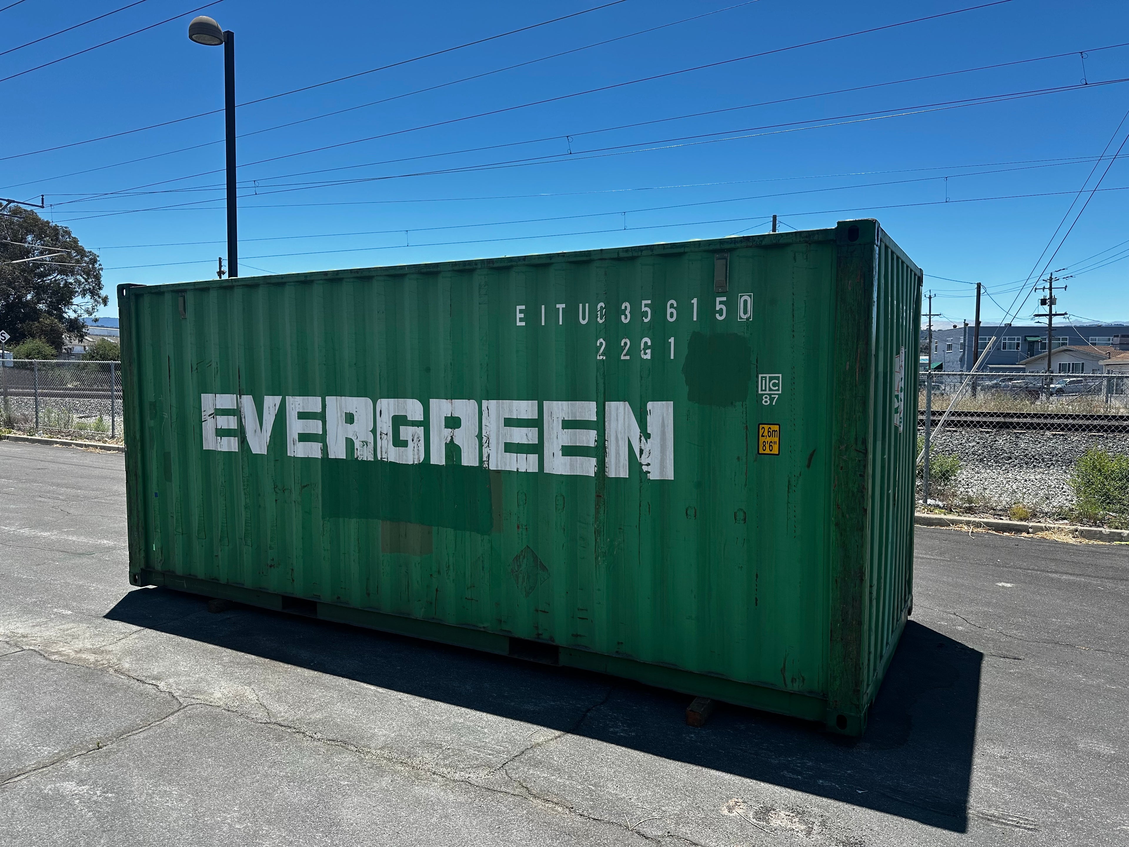 20ft Used Cargo Worthy Shipping Container #EITU0356150 – Actual Container in Photos– Delivery Available