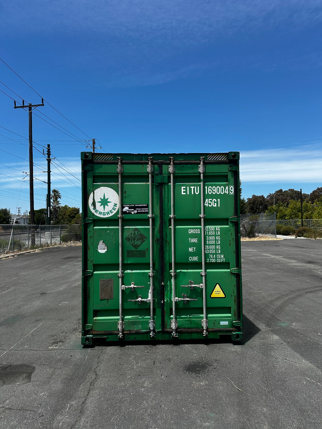 40 Ft High Cube Shipping Container – Cargo Worthy | #EITU1690049