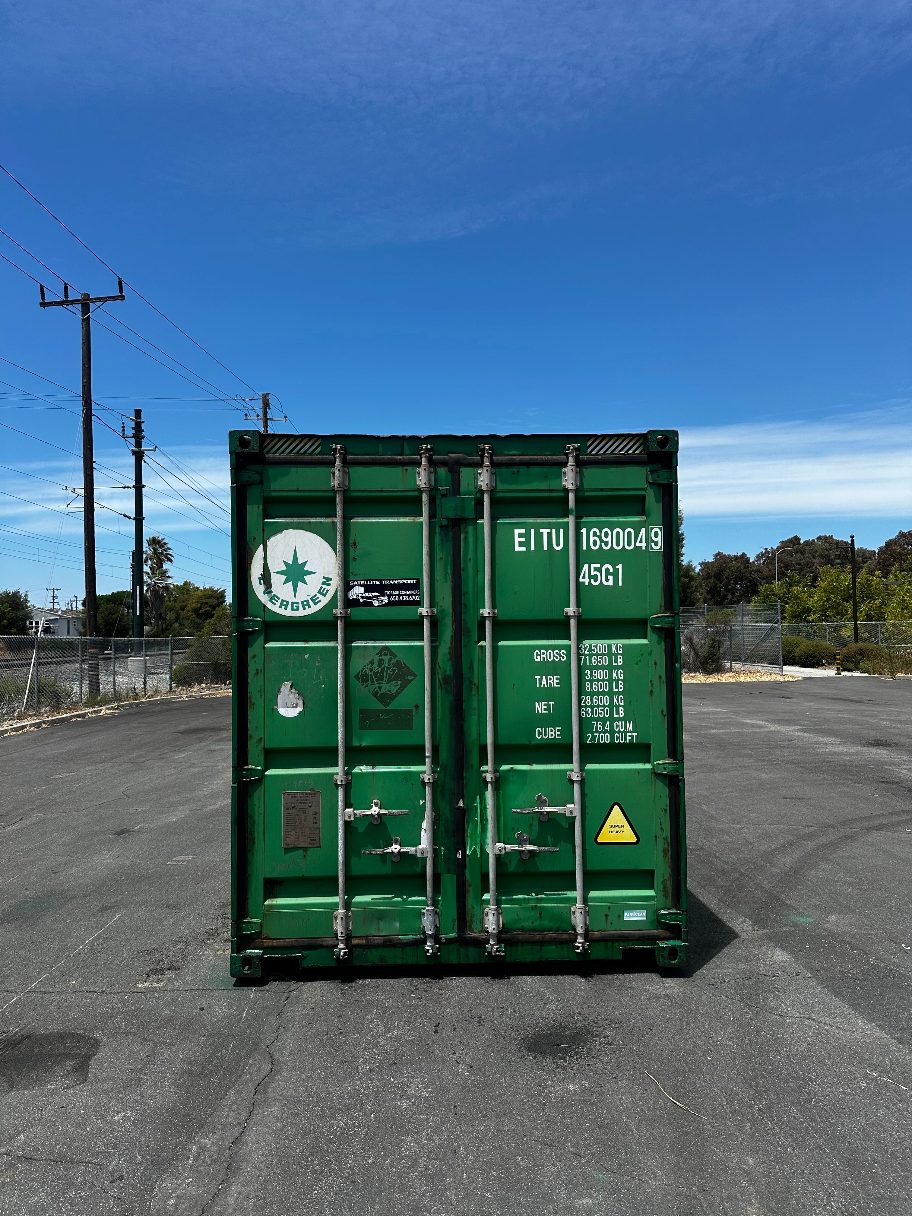 40 Ft High Cube Shipping Container – Cargo Worthy | #EITU1690049