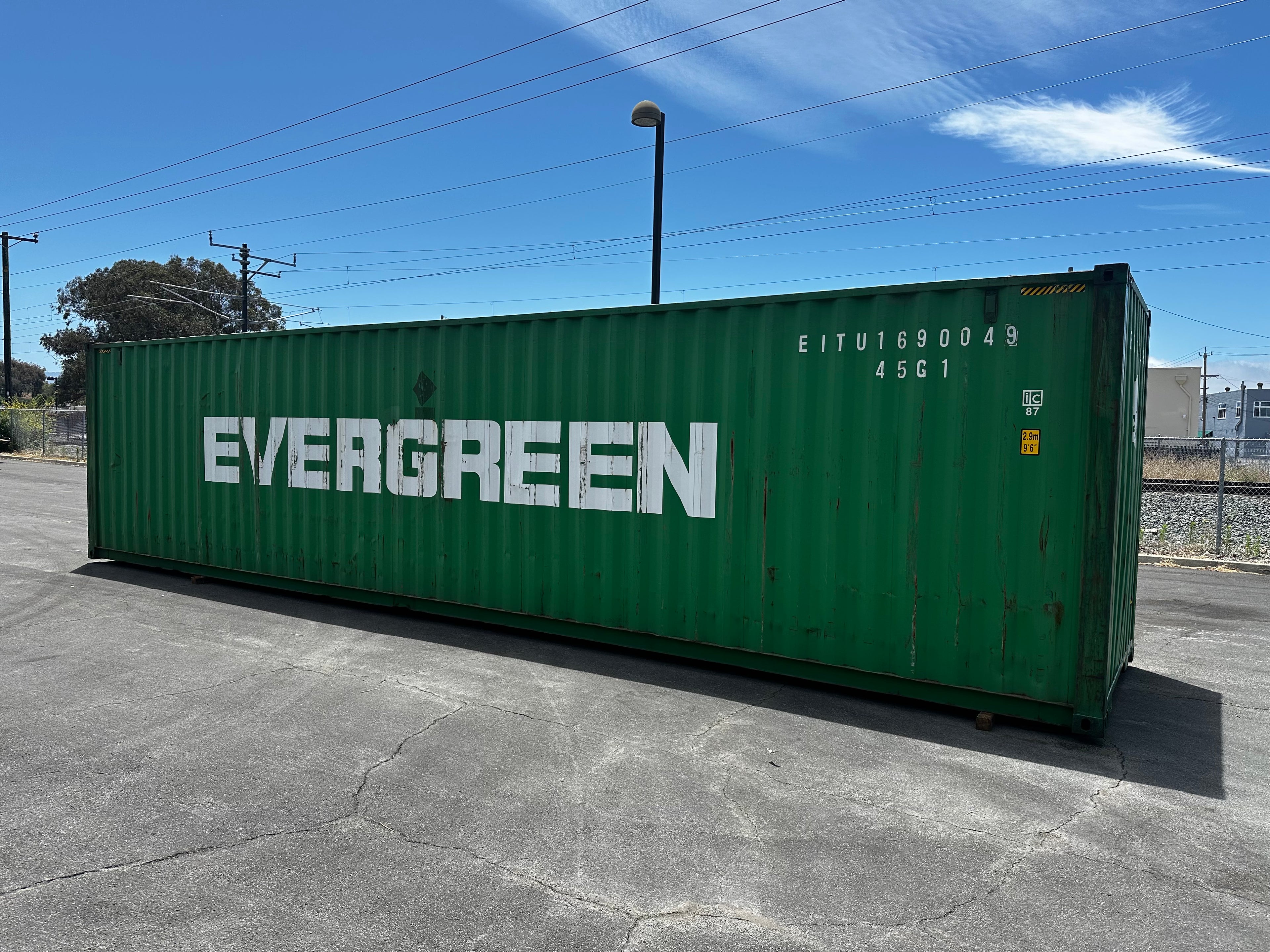 40 Ft High Cube Shipping Container – Cargo Worthy | #EITU1690049