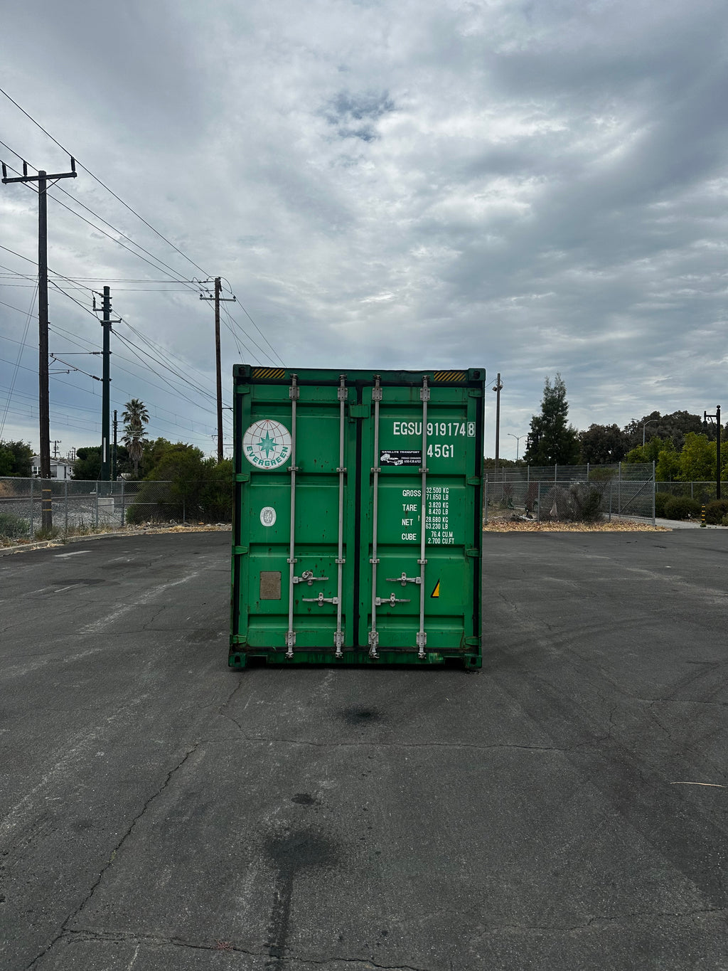 40 Foot High Cube Shipping Container – Cargo Worthy | #EGSU9191748