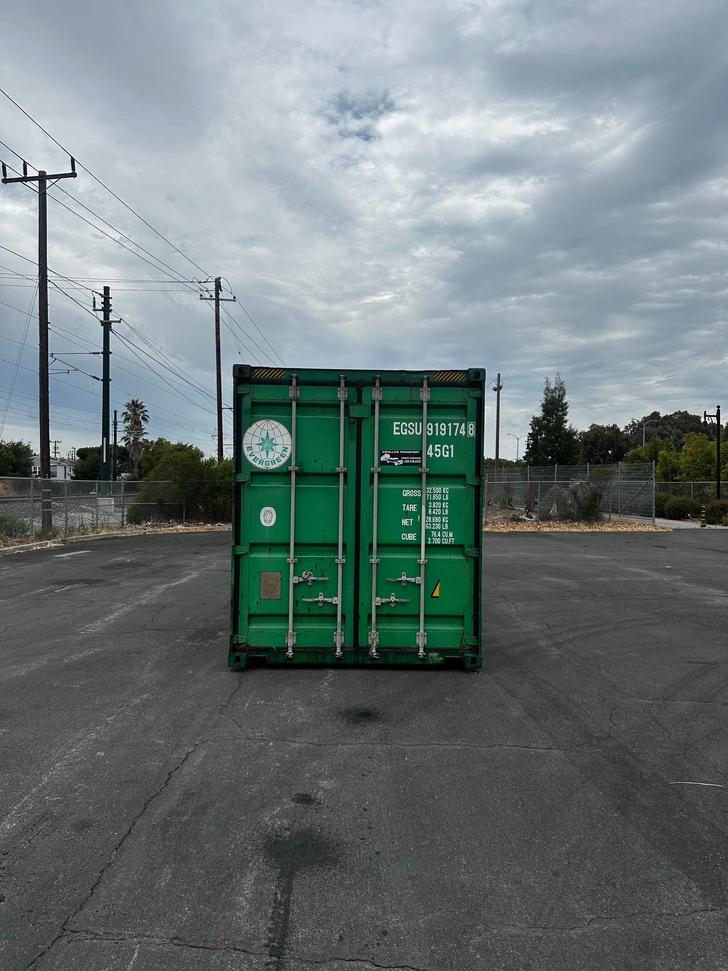 40 Foot High Cube Shipping Container – Cargo Worthy | #EGSU9191748