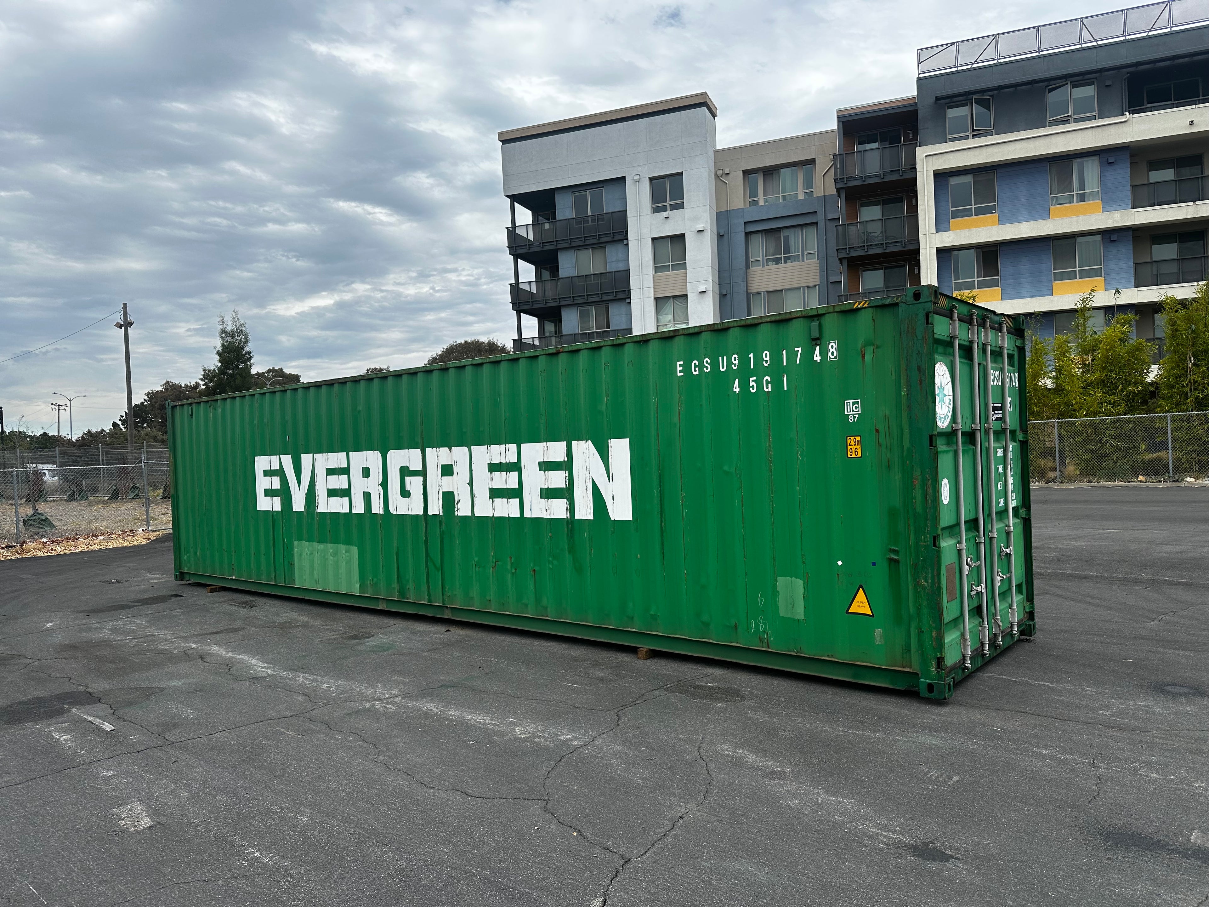 40 Foot High Cube Shipping Container – Cargo Worthy | #EGSU9191748