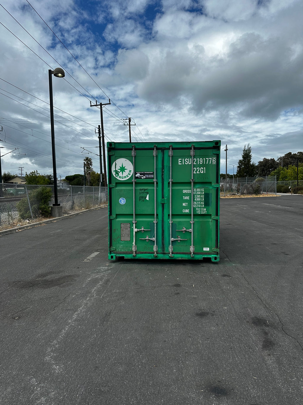 20ft Used Cargo Worthy Shipping Container #EISU21917776 – Actual Container in Photos– Delivery Available (Copy)