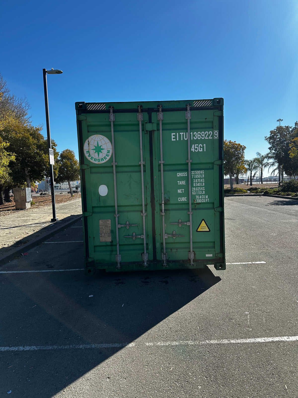 40 Ft High Cube Shipping Container – Cargo Worthy | #EITU1369229