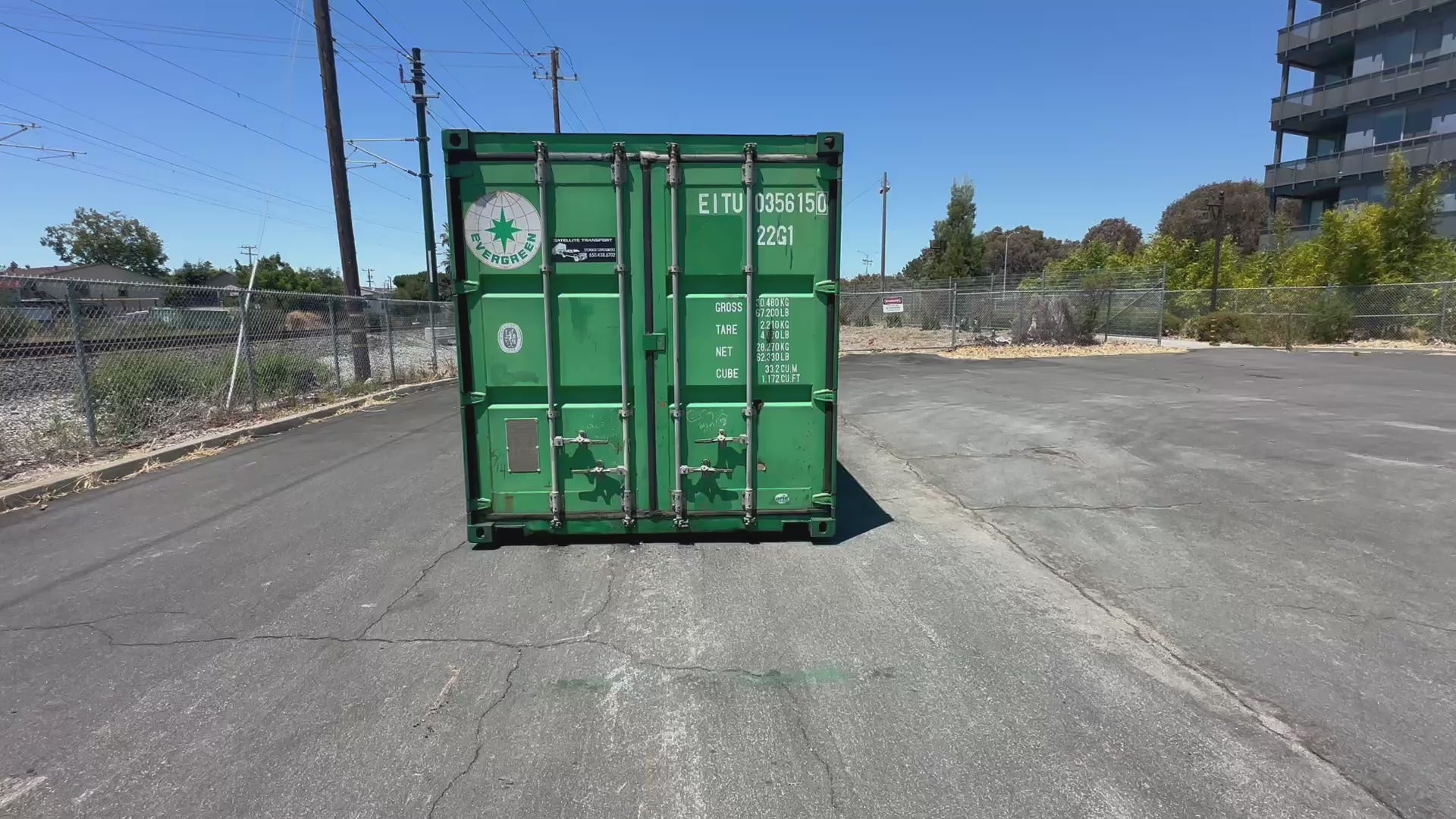 20ft Used Cargo Worthy Shipping Container #EITU0356150 – Actual Container in Photos– Delivery Available
